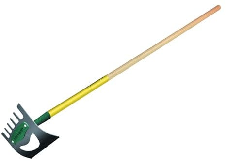 Leborgne, Binette Naturovert, Désherbage et Préparation Du Sol, Écologique et Ergonomique, Résiste à une utilisation intensive, Manche extra-long de 150 cm, Outil 2 en 1 pour le désherbage