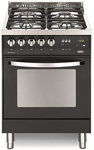 Lofra PNM66MFT/C Cucina a Gas, Nero Opaco