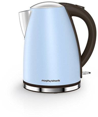 Morphy Richards 103002 Accents Wasserkocher, Farbe Azur Kessel azurblau