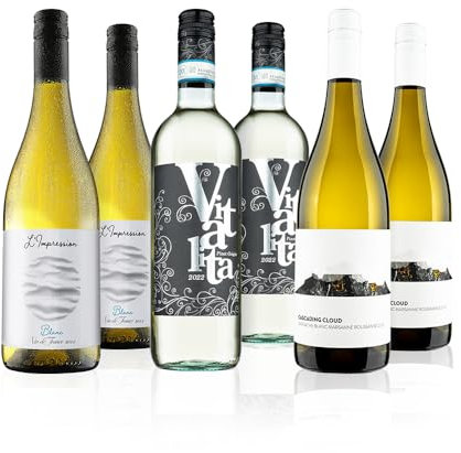 Virgin Wines - Customer Favourites White Wine Case - 6 Bottles (75cl) - French Grenache Blanc, Italian Pinot Grigio & More