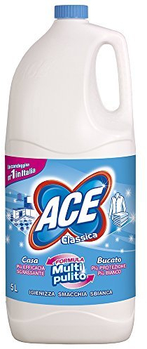 2 x ACE Candeggina Classica Regolare Liquida 5 Litri 5000 ML
