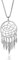Mode Halskette für Frauen, Dreamcatcher Anhänger Halskette mit Feder Mädchen lange Kette Halskette (Versilbert)…1