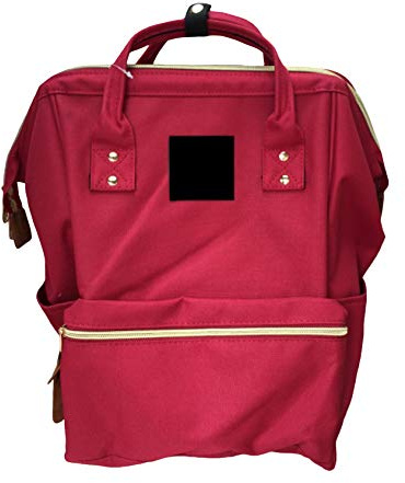 Jueshanzj Baby Wickeltasche Wasserdicht Windeltasche Wein Rot 39x26x17.5cm