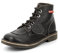 Kickers 209035-30-83, Stivali Combat, Nero (Noir Vernis Perm), 33 EU