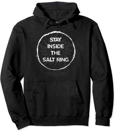 Supernatural Stay Inside The Salt Ring Pullover Hoodie