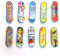 STUWU 10x Fingerskateboard Fingerboard für Skatepark Mitgebsel Kindergeburtstag