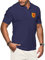 Purple Print House Schottland-Poloshirts für Herren, Fußballtrikot 2021, Retro-Fans, Rugby-T-Shirt, Baumwolle, besticktes Wappen, Abzeichen der königlichen Löwe, Rampant-Flagge, navy, 3XL