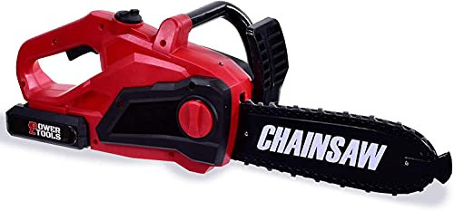 Unibos Battery Operated Pretend Kids Play Toy Chainsaw with Sound Effects