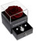 Sunia Cadeau Fete des Meres, Rose Eternelle avec Bijoux Argent 925, Collier Coeur Boucles d'oreilles, Coffret Cadeau Femme, Rose Préservée avec Collier, Cadeau Anniversaire Femme, Amour Cadeau Maman