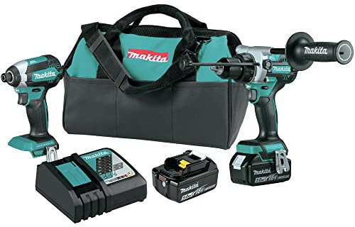 Makita XT291T 18 V LXT Lithium-Ion sans fil 2 pièces Kit Combo (5,0 Ah)