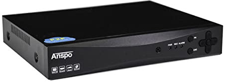 JUSTOP 16 Channel CCTV DVR Recorder, HD 1080P 5in1 Hybrid DVR For Home Security CCTV System Compatible with AHD/CVI/TVI/IP/CVBS(Analog) Cameras (No HDD)