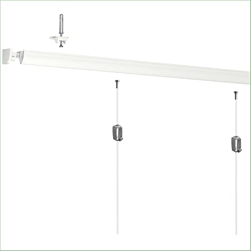 STRÜSSMANN Decken Bilderschienen Set | UP | Komplett Set (4 Meter Set)