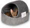 KaraLuna Katzenhöhle Kuschlig & Warm - Auch für große Katzen I Katzen Bettchen Indoor I Hundehöhle kleine Hunde I Katzenbett Hunde Kuschelhöhle zum Schlafen Bett Höhle Iglu Katze
