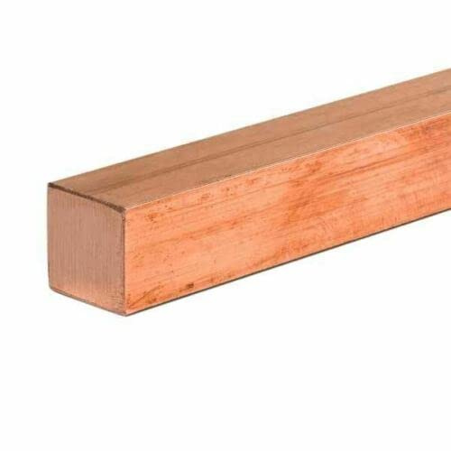Kupfer Vierkant 10x10mm Kupfer Vierkantstab 2.0065 Vierkantstange Cu-ETP 0.5 Meter
