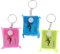 haiaxx 1 pièce Mini Cartes à Jouer Portables Poker Porte-clés Petit Jeu de société Porte-clés 4 × 3 cm Poker Porte-clés