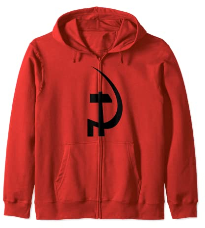 Hammer und Sichel Kapuzenjacke