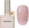 MAYCHAO 15ML Jelly Gel Nail Polish - Nude Gel Nail Polish Pale Taupe Translucent Soak Off UV Gel Polish Neutral Color Nail Gel Polish for Nail Art French Manicure at Home