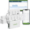 Smart Home Energy Monitor with 8 50A Circuit Level Sensors | Vue - Real Time Electricity Monitor/Meter | Solar/Net Metering