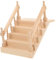 jojofuny Miniatur-Puppenhaus-Treppe Miniatur-Treppe Modell Puppenhaus-Möbel Treppe 1/12 DIY-Treppenzubehör Holztreppe Für Feengarten Puppenhaus-Szene Puppenhaus-Dekoration