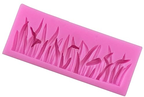 Cabilock Fondantformen Aus Silikon Zaunform Aus Silikon Kürbis Silikonformen Für Schokolade Gras-fondant-form Gras Schimmel Kuchendekorationsform Backform Aus Gras Keksform Strauch Handbuch