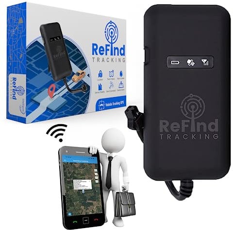 ReFind Car GPS Tracker - Free Lifetime Software with No Monthly Fees. Anti-Theft Vehicle Tracker for Cars, Bikes, Motorbikes, Vans, Caravans and Boats (No SIM Included)