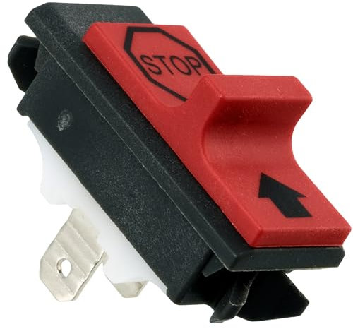 AERZETIX - C73192 - Interruttore accensione e arresto On-Off per motosega - 2 posizioni stabili - compatibile con Husqvarna 365, 371, 372