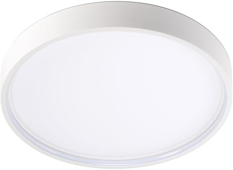 casa NOVA LED-Deckenleuchte - Weiß - Ø 45 cm - Aluminium - Acryl - dimmbar