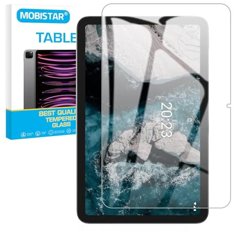 MOBISTAR® 1-Pack Screen Protector for Nokia T20 2021 Tablet 10.4 Screen Protector, Tempered Glass Screen Film Guard 9H Hardness Ultra Thin HD Clear For Nokia T20 10.4 inch