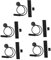 VICASKY 5sätze Akustikgitarre Pickup Multifunktionaler Langlebiger Tonabnehmer Für Akustische Instrumente Installieren Hohe Empfindlichkeit Geeignet Für Aufnahmen Und Live-performance