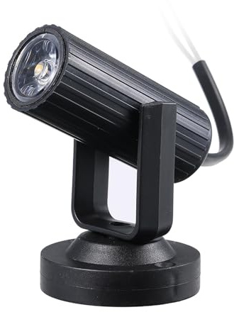 LED Spot für den Innenbereich, 1W LED Mini Spot Farbig für Anzeige von Wandbildern oder Lichtshows (rot)