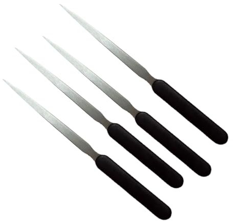 Visxcnu 4Pezzi Tagliacarte Apribuste in Metallo - Strumenti Apertura Buste Lettere Leggeri per Casa e Ufficio, Perfetti Come Materiale Scolastico, Coltelli da Taglio per Posta