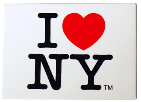 Artisan Owl I Heart NY Jumbo Souvenir Magnet - New York City Sammlerstück Geschenk