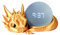 Generic Dragon Stand For Echo Dot 4th/5th Gen | 3D Printed Dragon Shaped Smart Speaker Base Holder | Black, Gold, Violet, Blue, Red | 20.5x19.1x9.4cm/8.07x7.52x3.7in | MK7NAAU61SFC982EPGRC