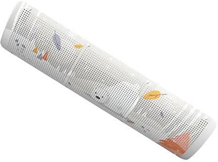 Zerodeko bouclier contre les intempéries Bouches d'aération système porte bloc portatif évent climatiseur mural Température intérieure déflecteur de climatiseur guide vent Plastique blanche