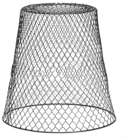Hasaller Pflanzenschutzabdeckungen, 10 Stück, Eisen, Pflanzenschutzabdeckungen, Hühnerdraht, Glocke, Pflanzenschutz, Draht, Schutzkorb, Gartenpflanzen, Abdeckung, P-lant Pro-tection Käfig (schwarz)