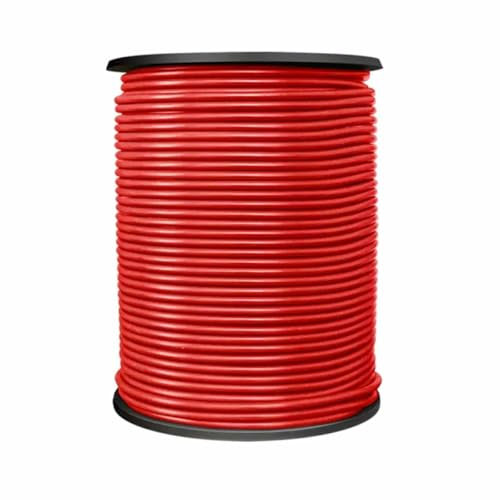 Kunststoff-Schweißdrähte Kunststoff-Schweißdraht, Kunststoff-Schweißstäbe, Schweißstäbe, Durchmesser 4 mm, Länge 100 m, rot(Red)