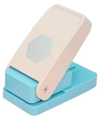 Oshhni Sechseckiger Papierstanzer, Locher, professioneller Locher, Scrapbook-Papierstanzer für Scrapbook, DIY, Kunst, Handwerk, Schreibwaren