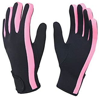 JNGUOSICN 3mm Wetsuit Gloves Neoprene Anti-Slip Thermal Diving Gloves Elastic Five Fingers Quick Dry Scuba for Men Women Snorkeling Swimming Surfing Sailing Kayaking