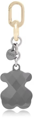 TOUS Schlüsselanhänger Bär, Ketten-Design mit Charm, Schwarz