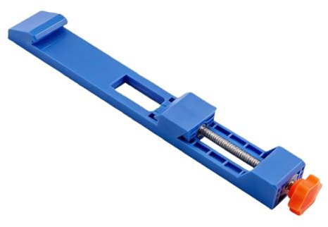 WheatThrive Verstellbare Kreissäge-Basisführung zum Fräsen und Positionieren – Kunststoff-Schneidebrett-Klemme, 26,9 cm, blau