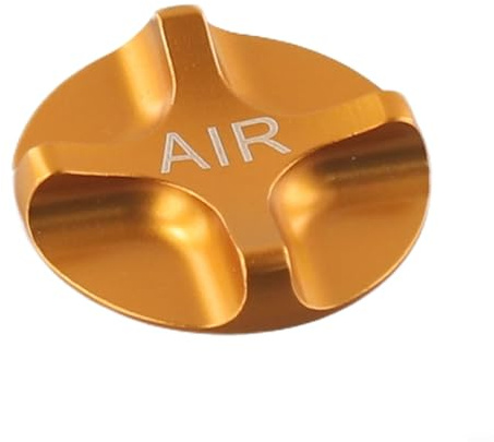 Aluminum Alloy Front Fork Cap Protector Compatible With Fox Suspension, 26mm Bicycle Valve Cover For Mountain Road Bike, Gold(Gold)