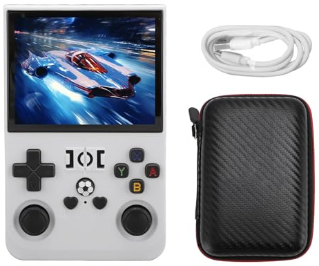 Consola de Juegos portátil R36PRO, Consola Retro con Dual, Pantalla IPS de 3,5 Pulgadas, más de 18.000 Juegos, Incluye Tarjeta de Memoria para emulación clásica y Moderna (128GB)