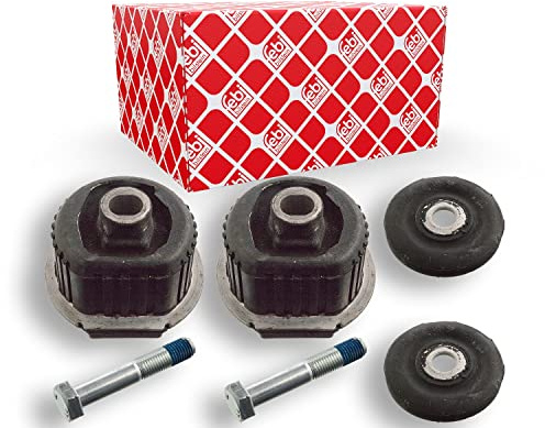 febi bilstein 10154 Achskörperlagersatz mit Schrauben, 1 Stück | Kompatibel mit: MERCEDES-BENZ 124 Cabriolet, 124 Coupe, 124 Stufenheck, 124 T-Model, E-CLASS, SL, SLK