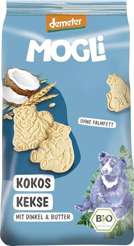 MOGLi Kokos Kekse | mit Agave gesüßt mit wenigen Zutaten perfekt zum Teilen
