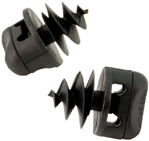 AUTO-STYLE Clips de tapis 'Vis' - set à 2 pièces, Noir