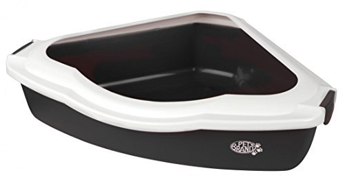 Pet Brands Corner Cat Litter Tray – assorted colours