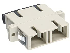 InLine 89992A LWL Kupplung, Duplex SC/SC, multimode, beige, Keramik-Hülse, zum Einbau