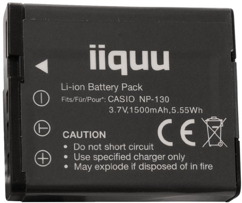 iiquu 530ILDCS008 Digicam Power Li-Ion Akku für Casio NP-130