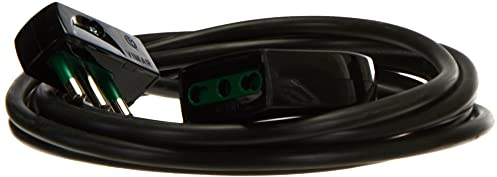VIMAR 0P32386 Cordone prolungatore lineare 3 metri, cavo 3G1, spina piatta (grande) SPA17, presa SICURY 16 A 250 V~ IT P17/11, nero, 3m