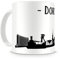 Samunshi® Dortmund Skyline Tasse Kaffeetasse Teetasse H:95mm/D:82mm weiß